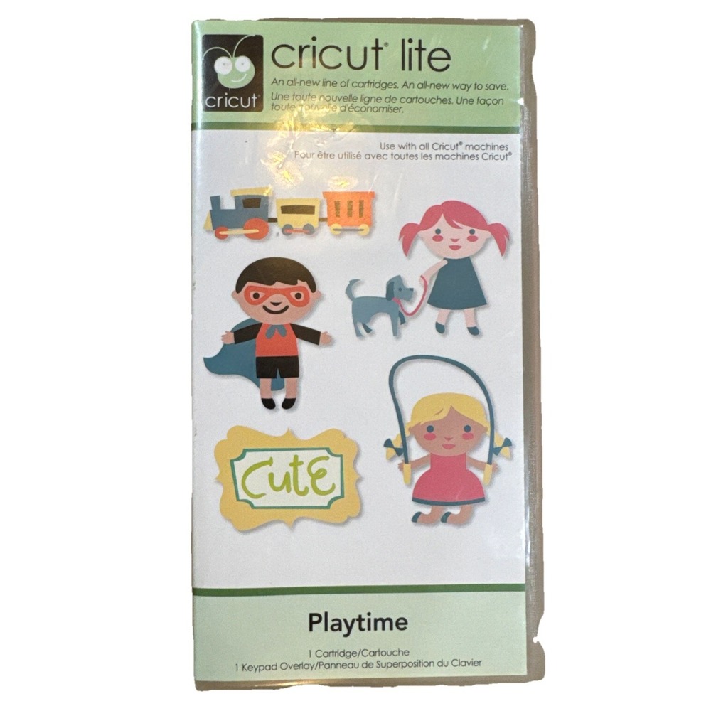 Cricut Lite Playtime Cartridge‎ Complete W/ Overlay Link Status Unknown